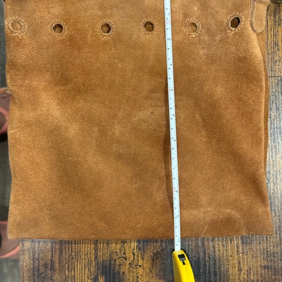 Free People Tan Suede Crossbody Bag - Picture 7 of 8